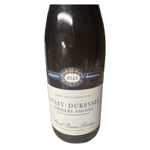 Bourgondië Auxey-Duresses Pascal Prunier-Bonheur Vieilles Vignes 2021