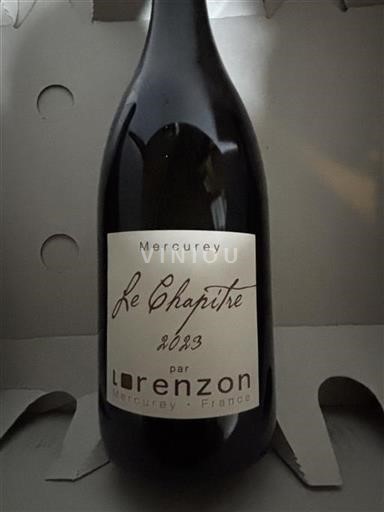 Burgundija Mercurey Domaine Lorenzon Le Chapitre 2023