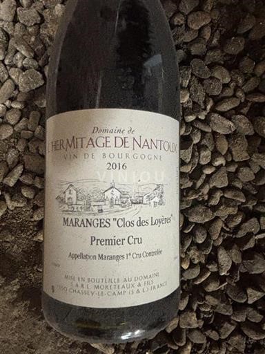 Burgundsko Maranges Premier Cru L'Hermitage de Nantoux Clos des Loy%c3%a8res 2016