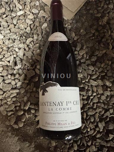 Burgundy Santenay Premier Cru Philippe Milan & Fils La Comme 2022