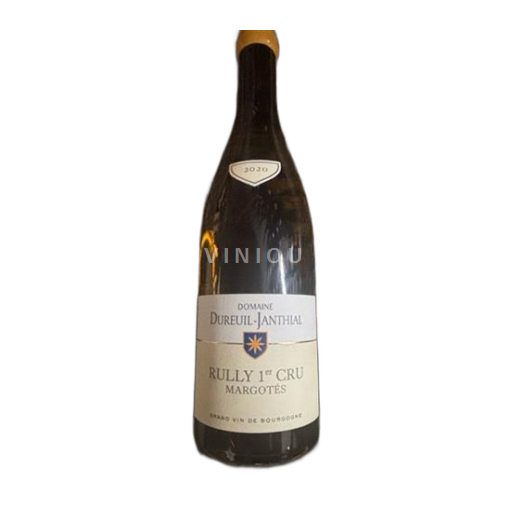 Bourgogne Rully Premier Cru Domaine Dureuil Janthial Margotés 2020