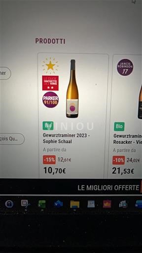 Alsacia Gewurztraminer Sophie Schaal 2023