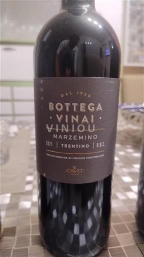 Emilia-Romaña Reggiano Cavit Bottega Vinai Marzemino 2021