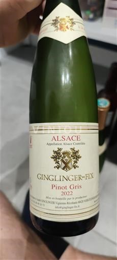 Alsace Grand Cru Ginglinger-Fix Pinot Gris 2022