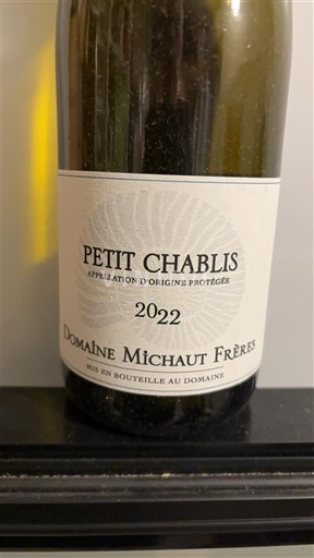 Burgundi Petit-chablis Domaine Michaut Frères 2022