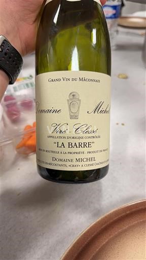 Burgundy Viré-clessé Grand Cru Domaine Michel La Barre 2020