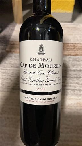 Bordéus Saint-Émilion Grand Cru Château Cap de Mourlin 2009