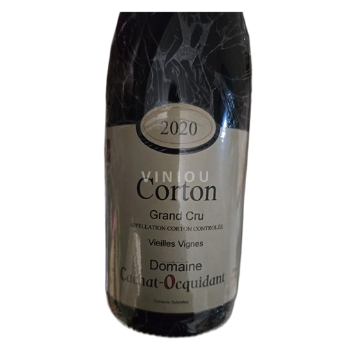 Burgundsko Corton Grand Cru Domaine Cachat-Ocquidant Vieilles Vignes 2020