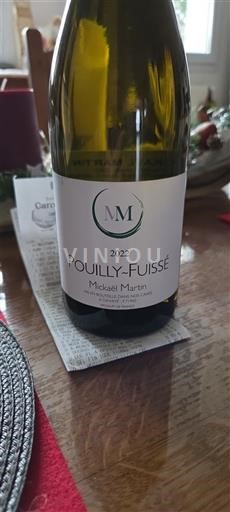 Burgundi Pouilly-fuissé Mickael Martin 2022