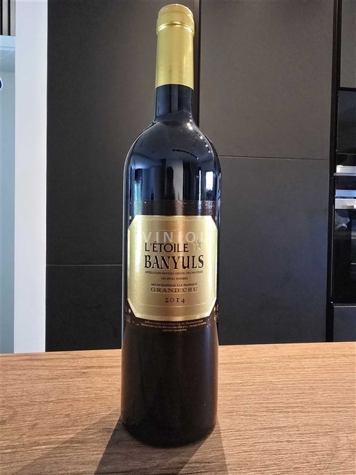 Roussillon Banyuls Cave l’Etoile Banyuls L’étoile 2014