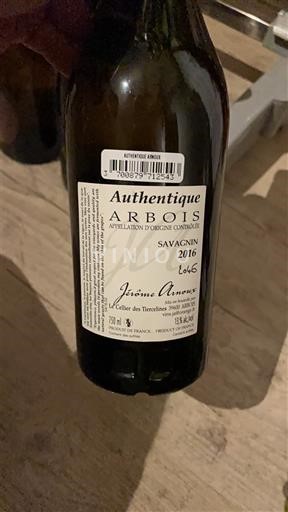 Jura Arbois Jérôme Arnoux Authentique 2016