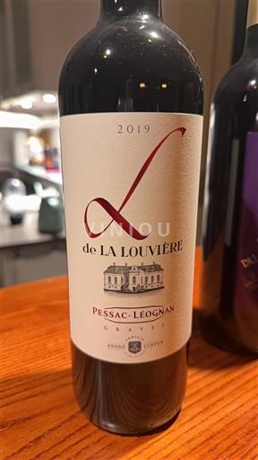 Bordeaux Pessac-Léognan Château La louviere L de la Louvière 2019