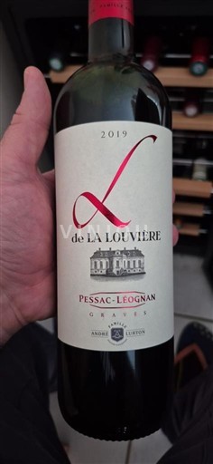 Bordeaux Pessac-Léognan Château La louviere L de la Louvière 2019
