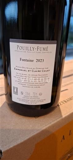 Údolí Loiry Pouilly-fumé Emmanuel et Claire Couet Fontaine 2023