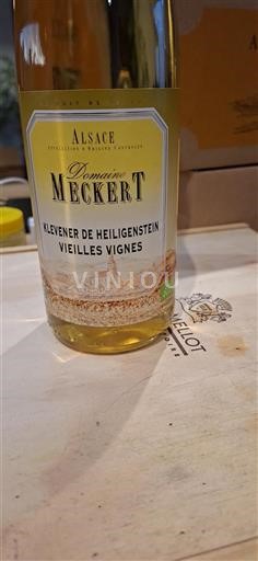 Alsacia Meckert Klevener de Heiligenstein Vieilles Vignes 2023