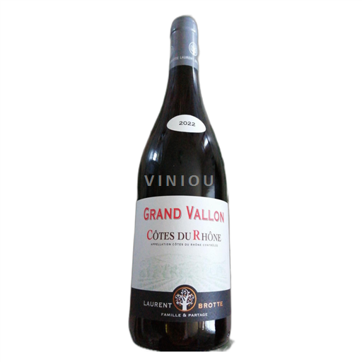 Rhônetal Côtes du Rhône Laurent Brotte Ohne Jahrgang