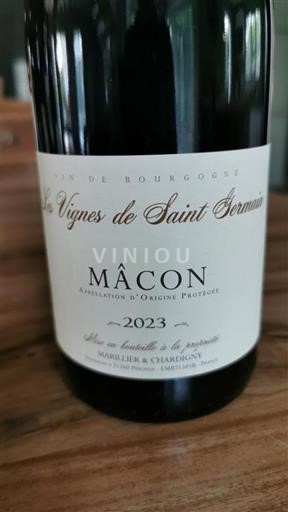 Burgundi Mâcon ja Mâcon-kylät Marillier & Chardigny Les Vignes de Saint Germain 2023