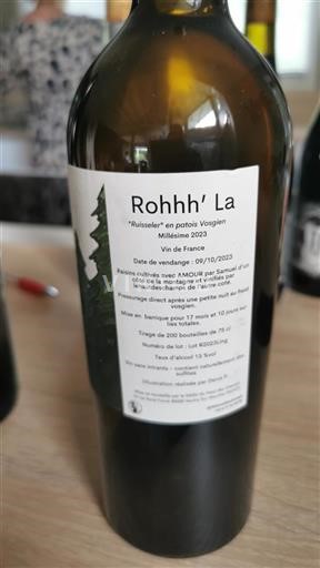 Lorraine Không được chỉ định Haut des Champs Rohhh' La 2023