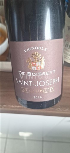 Údolí Rhôny Saint-Joseph Vignoble de Boisseyt Les Garipelées 2016
