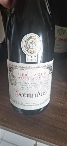 Rhônedalen Côtes du Rhône Héritage Cavare Secundus 2019