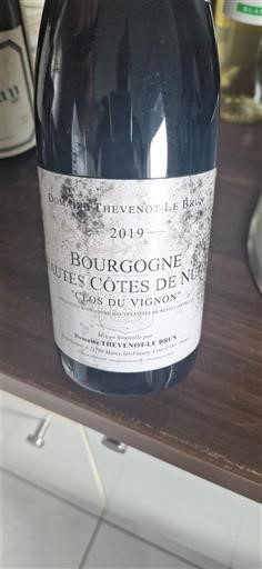 Borgogna Nuits-Saint-Georges Domaine Thevenot-Le Brun Clos du Vignon 2019