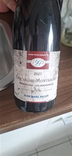 Bourgogne Chassagne-montrachet Premier Cru Domaine Jean-Marc Pillot Les Macherelles 2007