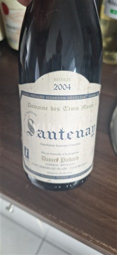 Burgundy Santenay Domaine Des Trois Monts 2004