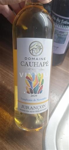 Sud-Ouest Jurançon Domaine Cauhapé Symphonie de Novembre 2020