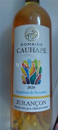 Sudoeste Jurançon Domaine Cauhapé Symphonie de Novembre 2020