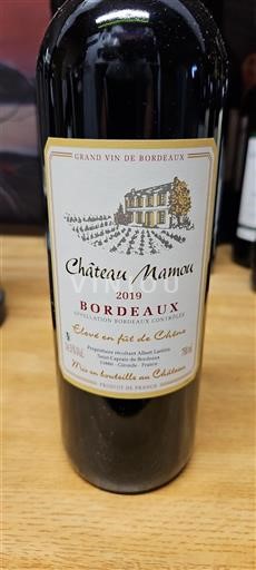 Bordeaux Château Mamou 2019