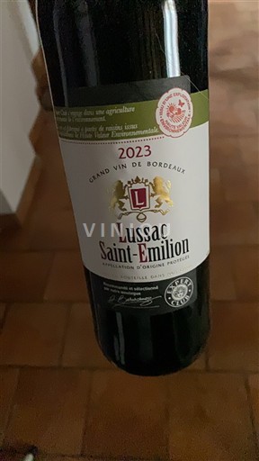 Bordeaux Lussac-Saint-Émilion Inconnu 2023