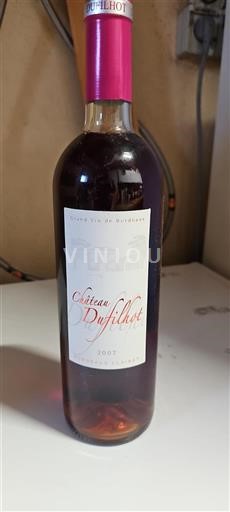 Bordeaux Bordeaux clairet Château Duffilhot 2007