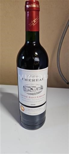 Burdeos Lussac-Saint-Émilion Château Chereau 2000
