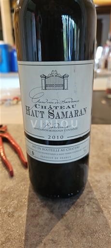 Bordeaux Château Haut Samaran 2010