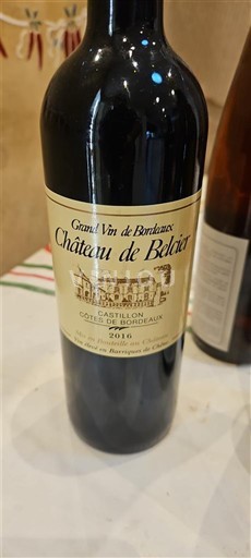 Bordeaux Nespecifikováno Château Belcier 2016