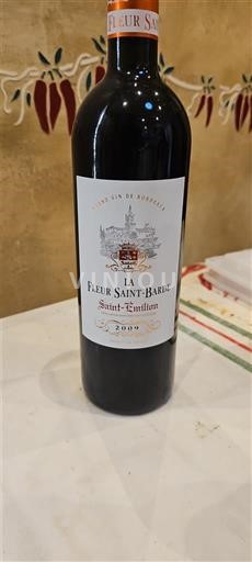 Bordeaux Saint-Émilion La Fleur Saint-Barde 2009