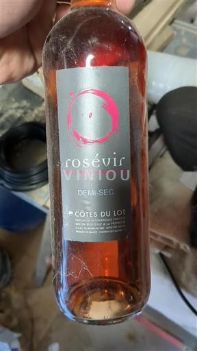 Sudoeste Côtes del Lot Château Hauterive Rosévir Sin añada