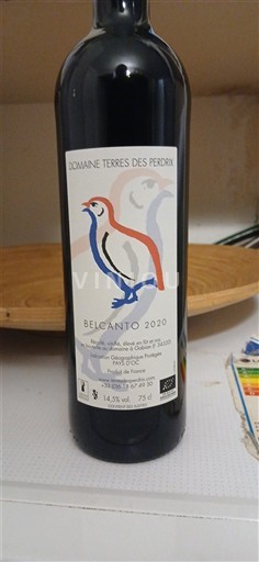 Lounais-Ranska Côtes-du-Marmandais Domaine Terres des Perdrix Belcanto 2020