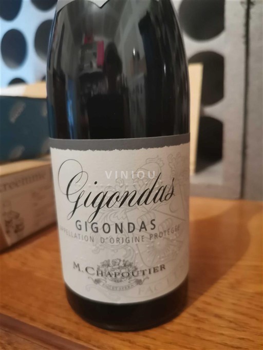 Rhônen laakso Gigondas M. Chapoutier Ei vuosikertaa