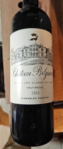 Bordeaux Haut-Médoc Grand Cru Château Belgrave 2014