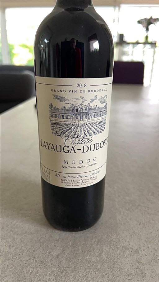 Bordeaux Médoc Château Layauga-Duboscq 2018