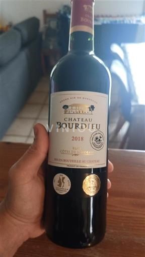 Bordeaux Blaye-Côtes-de-Bordeaux Domaine Bourdieu 2018