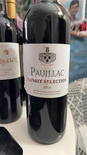 Bordeaux Pauillac Private Selection 2014