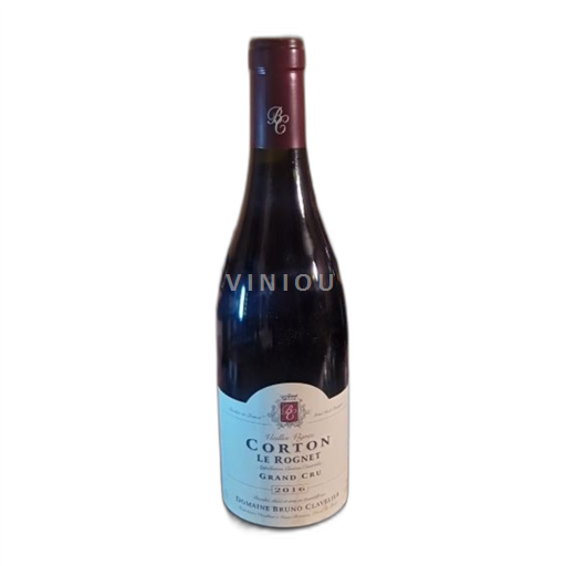 Burgundi Corton Grand Cru Domaine Bruno Clavelier Vieilles Vignes Le Rognet 2016