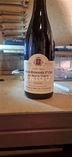 Burgundi Määrittelemätön Premier Cru Domaine Bruno Clavelier Les Beaux Monts 2020