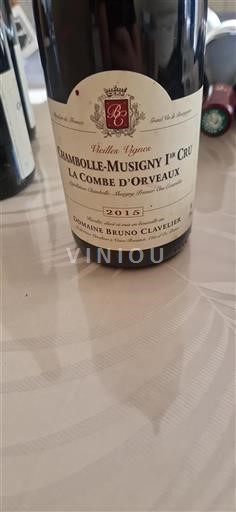 Burgundi Chambolle-Musigny Premier Cru Domaine Bruno Clavelier La Combe d'Orveaux 2015