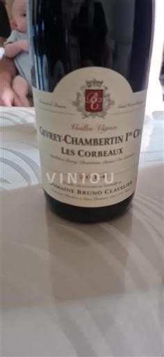 Burgundi Gevrey-Chambertin Premier Cru Domaine Bruno Clavelier Les Corbeaux 2014