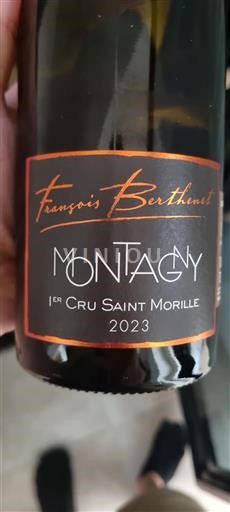 Borgoña Montagny Premier Cru Domaine François BERTHENET Montagny 1er Cru Saint Morille 2023