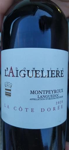 Languedoc Không được chỉ định Domaine L'Aiguelière La Côte Dorée 2020