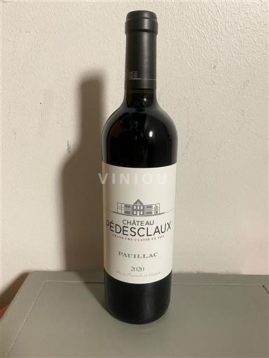 Bordeaux Pauillac Pédesclaux 2020